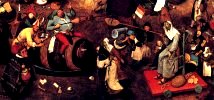 Le combat de Carnaval et de Carme - Pierre Bruegel