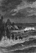 LE VOYAGE DES AMES VERS LES ILES FORTUNEES. Légende bretonne de la Baie des Trépassés.
